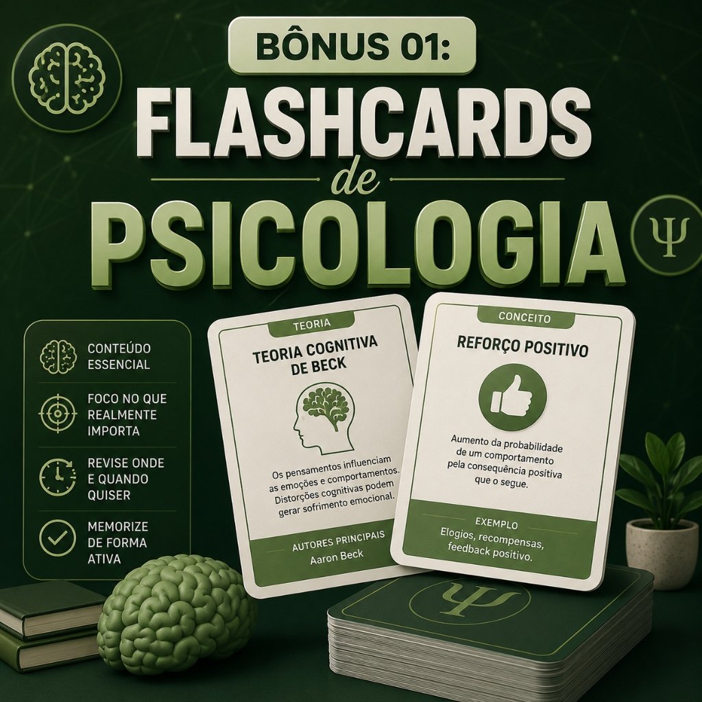 Bônus 01 - Flashcards de Psicologia