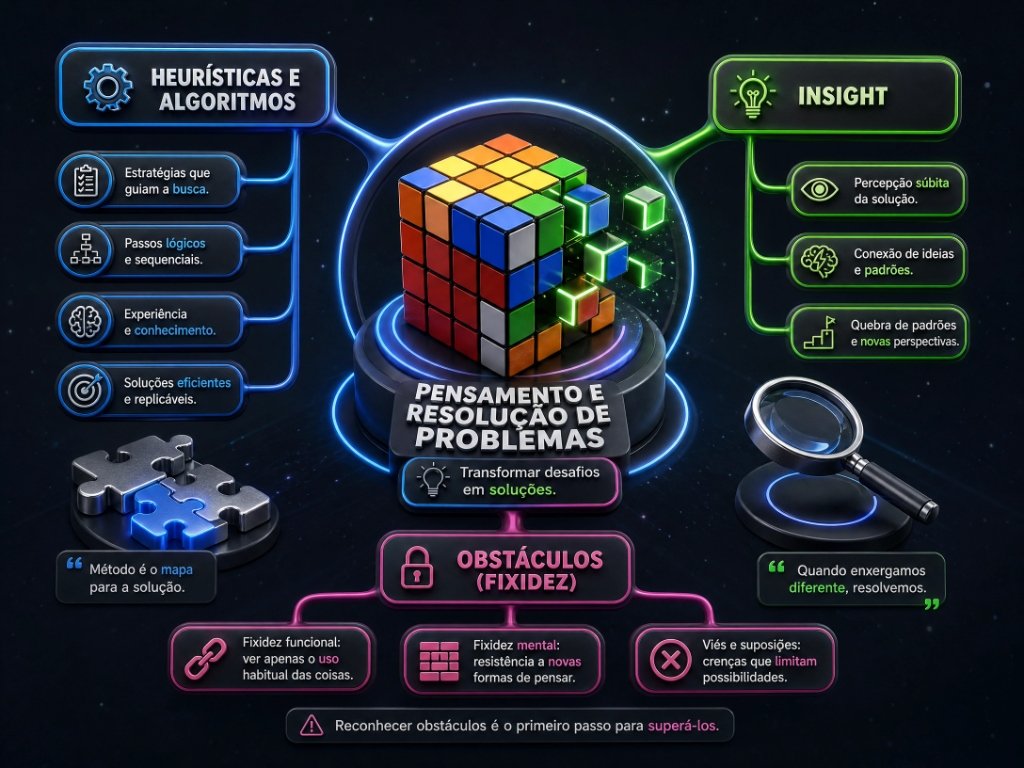 Mapa Mental Pensamento e Resolução de Problemas